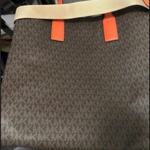 Michael Kors Tote- Brown and Orange
